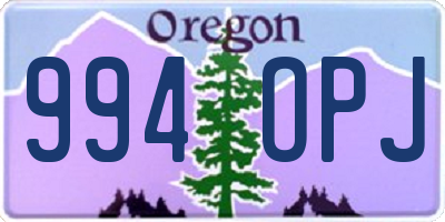 OR license plate 994OPJ
