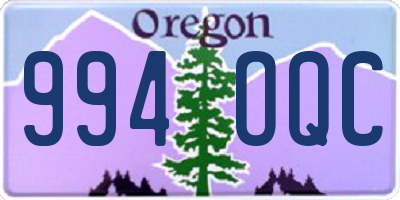 OR license plate 994OQC