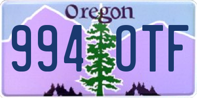 OR license plate 994OTF