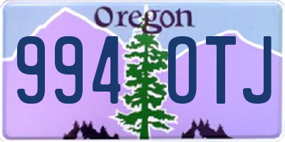 OR license plate 994OTJ