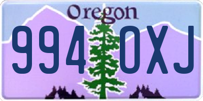 OR license plate 994OXJ