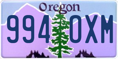 OR license plate 994OXM