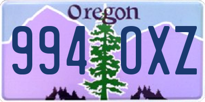 OR license plate 994OXZ