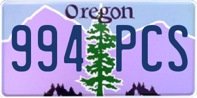 OR license plate 994PCS