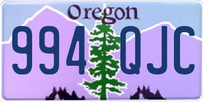 OR license plate 994QJC