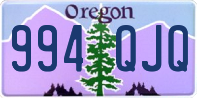 OR license plate 994QJQ