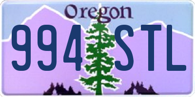 OR license plate 994STL
