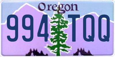 OR license plate 994TQQ