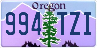 OR license plate 994TZI
