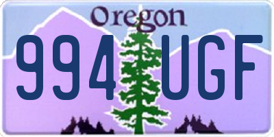 OR license plate 994UGF