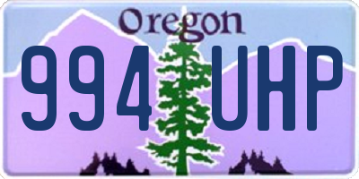 OR license plate 994UHP