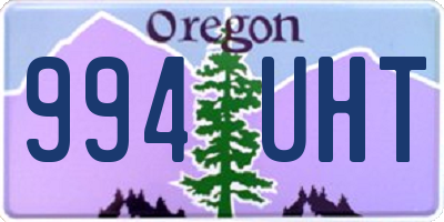 OR license plate 994UHT