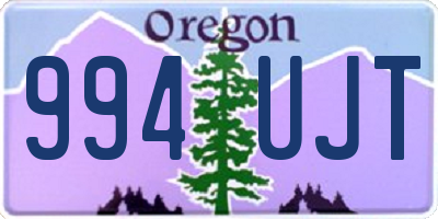 OR license plate 994UJT