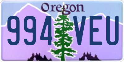 OR license plate 994VEU