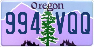 OR license plate 994VQQ