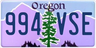 OR license plate 994VSE