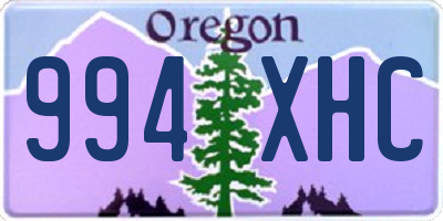 OR license plate 994XHC