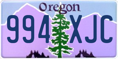 OR license plate 994XJC