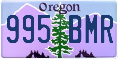 OR license plate 995BMR
