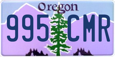 OR license plate 995CMR
