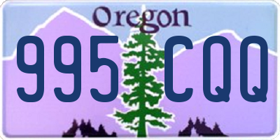 OR license plate 995CQQ