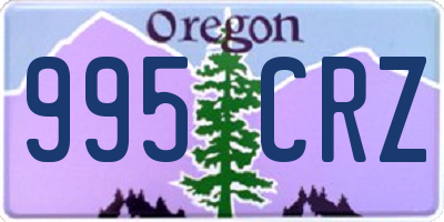 OR license plate 995CRZ