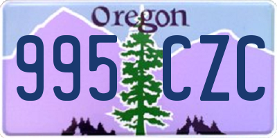 OR license plate 995CZC
