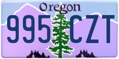 OR license plate 995CZT