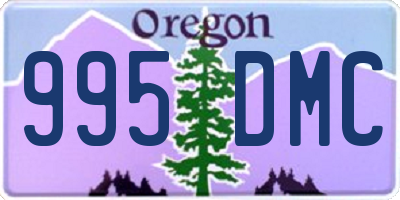 OR license plate 995DMC