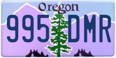 OR license plate 995DMR