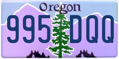 OR license plate 995DQQ