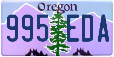 OR license plate 995EDA