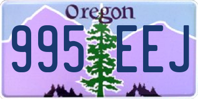 OR license plate 995EEJ