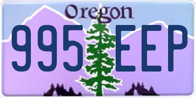 OR license plate 995EEP