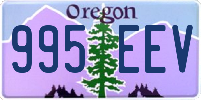 OR license plate 995EEV