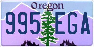 OR license plate 995EGA