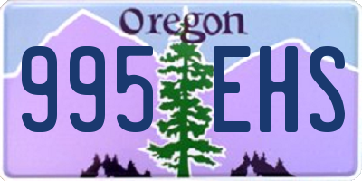 OR license plate 995EHS