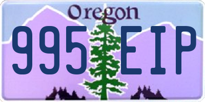 OR license plate 995EIP