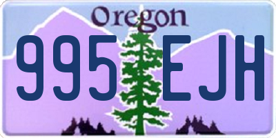 OR license plate 995EJH