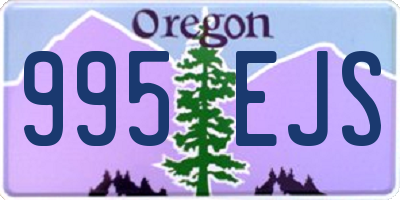 OR license plate 995EJS