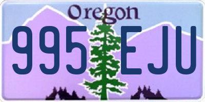 OR license plate 995EJU