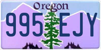 OR license plate 995EJY