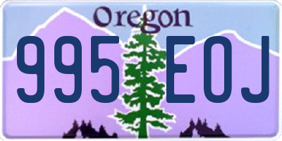 OR license plate 995EOJ