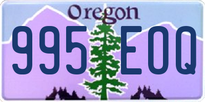 OR license plate 995EOQ
