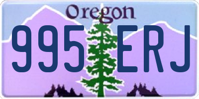 OR license plate 995ERJ