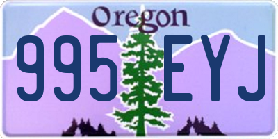 OR license plate 995EYJ