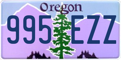 OR license plate 995EZZ
