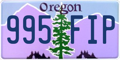 OR license plate 995FIP