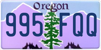 OR license plate 995FQQ