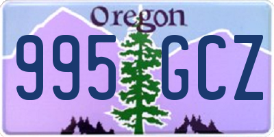 OR license plate 995GCZ